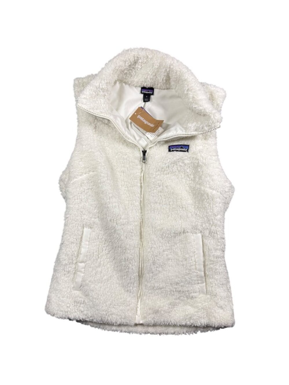 NEW Patagonia Women's Los Gatos Fleece Vest White Small 25216